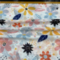 Colorful Floral Printed Pure Polyester Chiffon Fabric